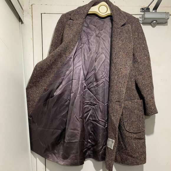 VINTAGE BONDERS DOUBLE BREAST TWEED COATS SIZE M/L - Picture 9 of 12